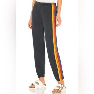 5 Stripe Sweatpant in Charcoal Aviator Nation